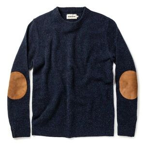 Taylor Stitch Hardtack Sweater in Navy Donegal